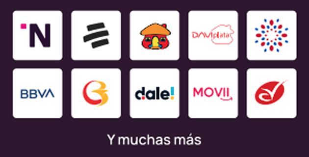 Medio de pago - Entidades